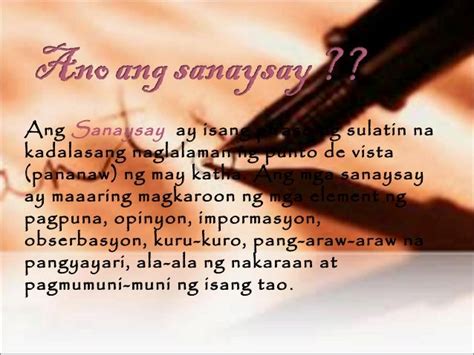 ano ang da|ano ang sanaysay.